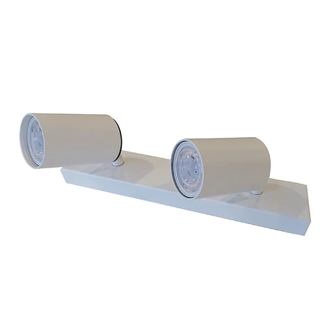 Barra S/p 2xGu10 Blanco Mate Megabright