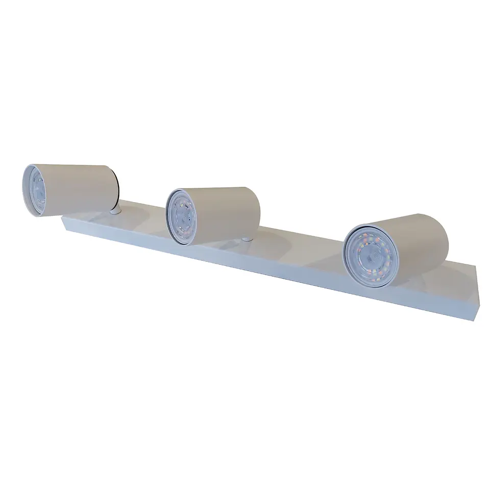 Barra S/p 3xGu10 Blanco Mate Megabright 1