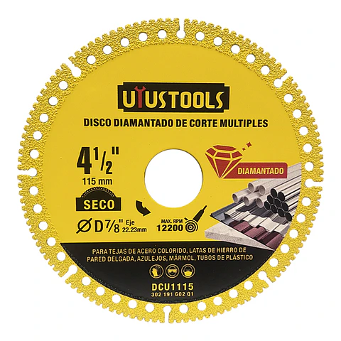 Disco Diamantado Multiuso 4 1/2 Uyustools