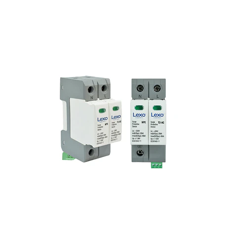 Supresor de Transientes 1P+N T2Ac 40KA Lexo