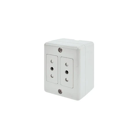Enchufe Doble S/p 10A Blanco Lexo