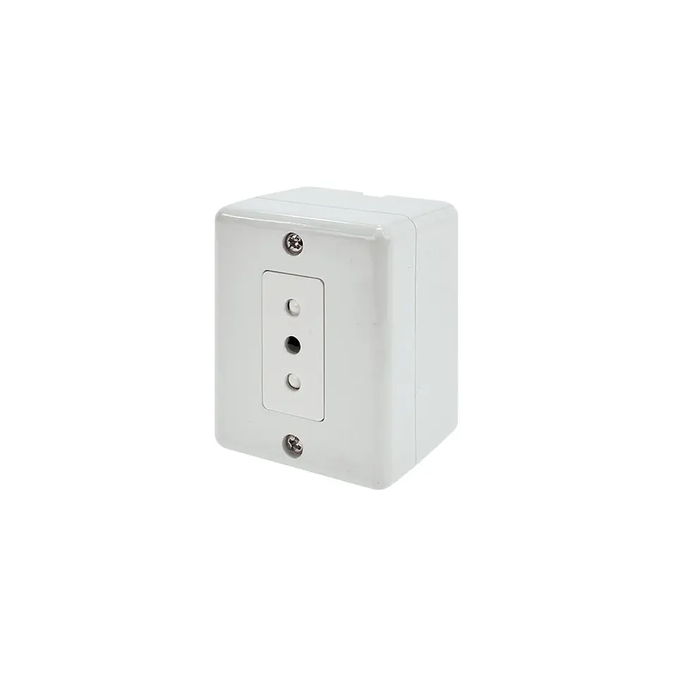 Enchufe Simple S/p 10A Blanco Lexo 1