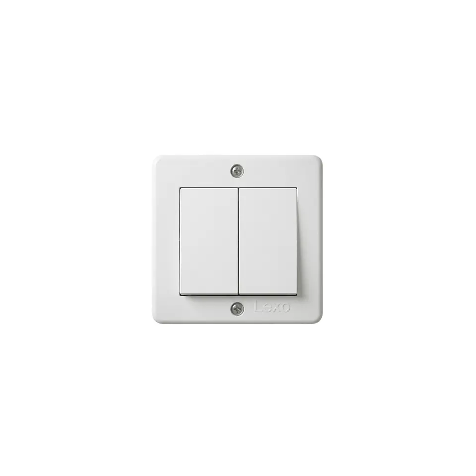 Interruptor S/P (9/15) 10A Blanco Lexo 1