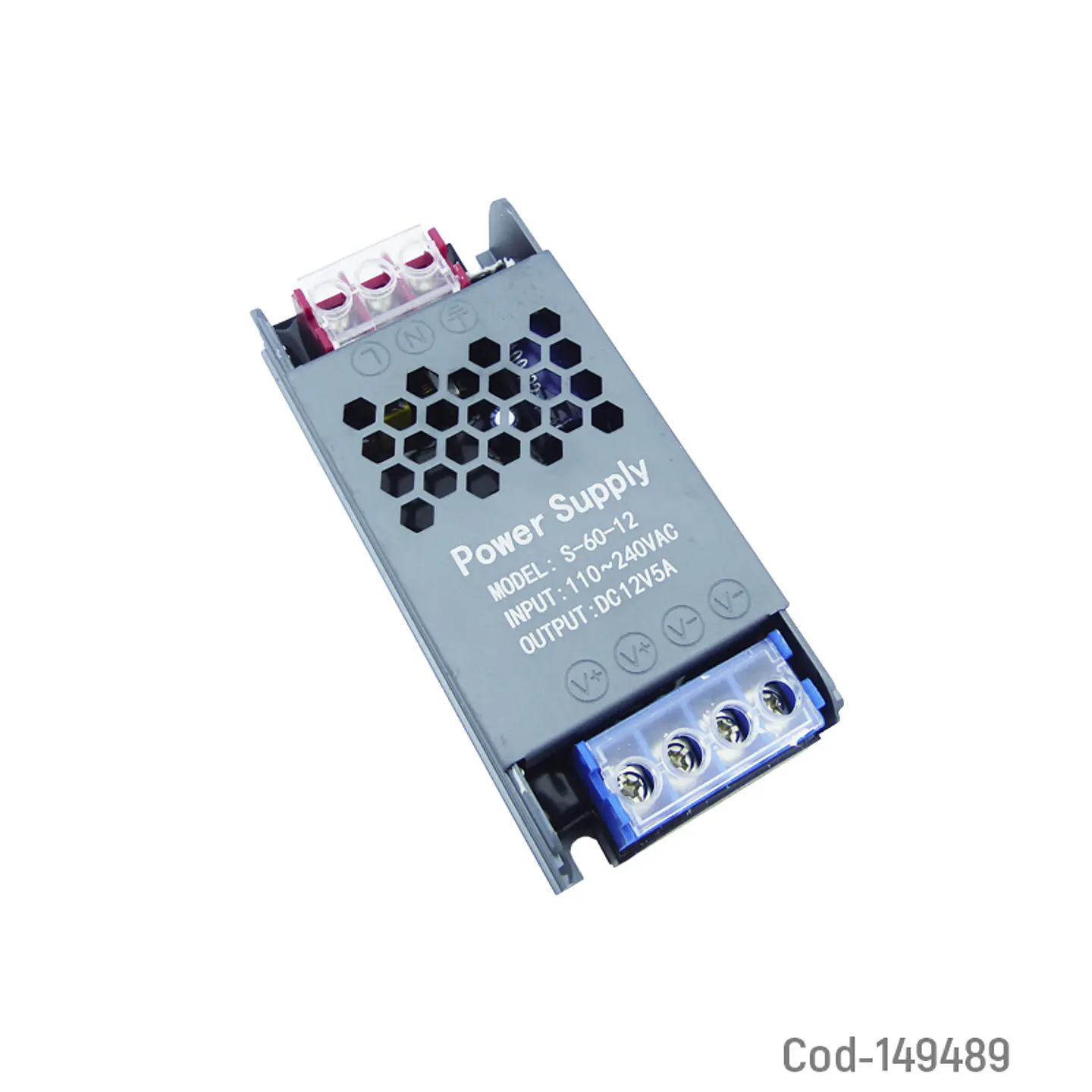 Fuente Poder 220V/12Vdc 60W 5A IP20 1