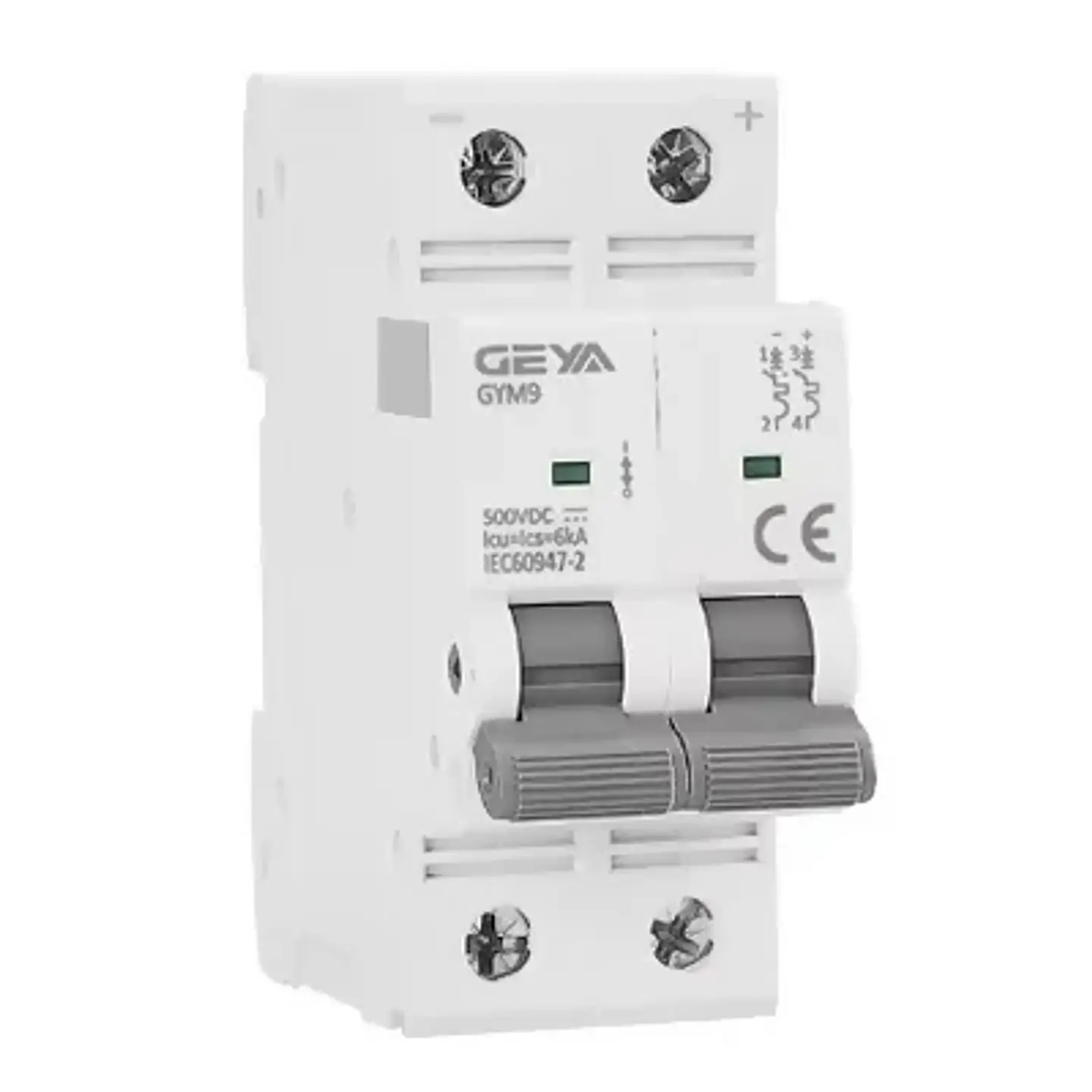 Dc Breaker 2x32A 550Vdc Geya 1