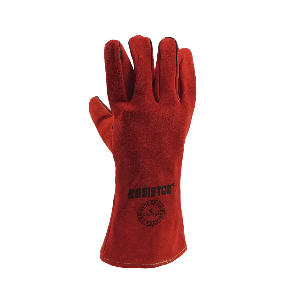 Guantes Soldador Rojo Resistor 1