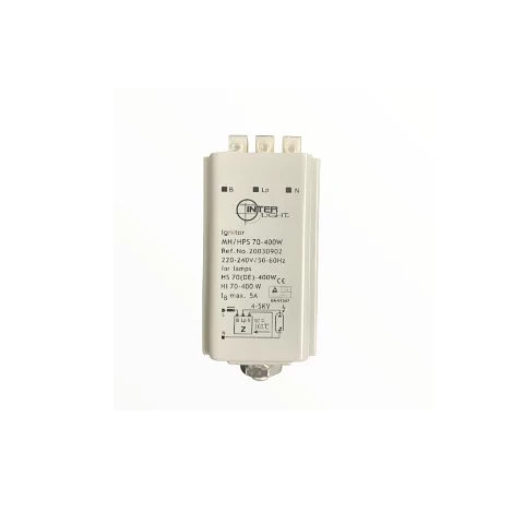 Ignitor P/Descarga Sodio Haluro/Metal  70/400W