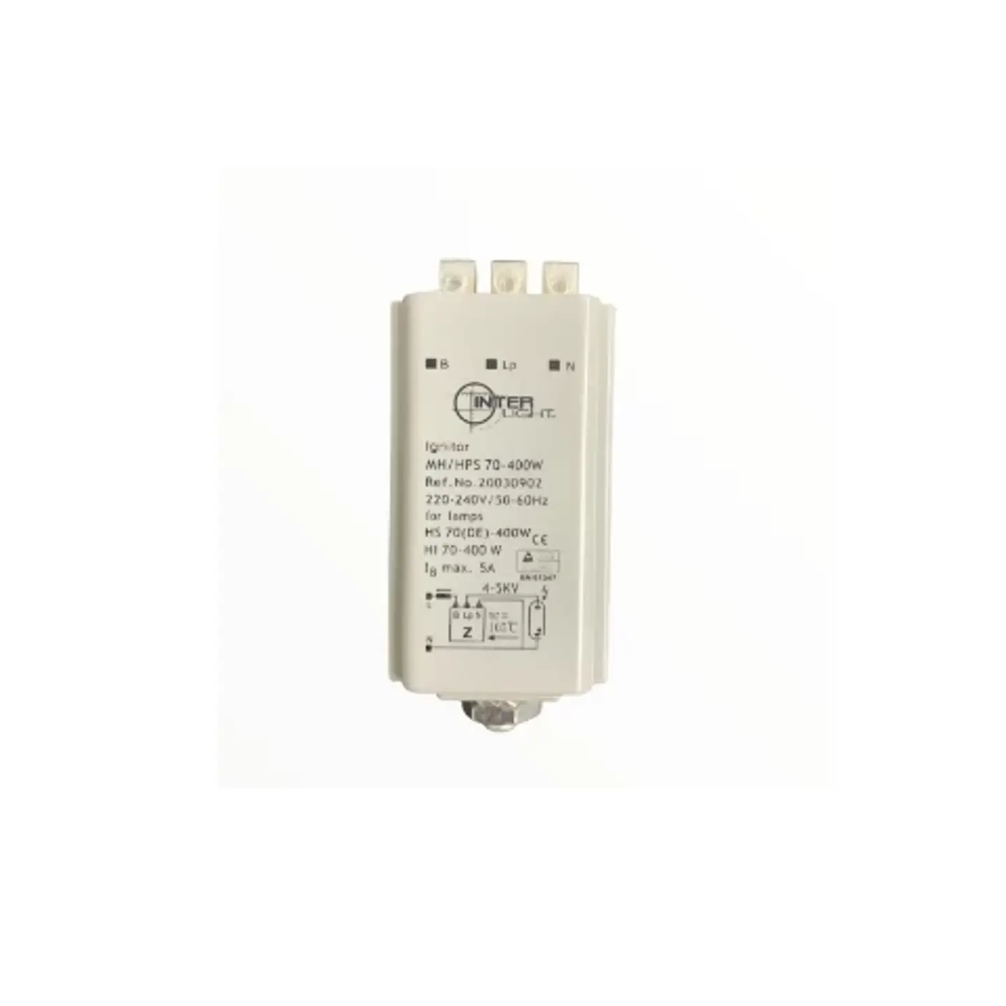 Ignitor P/Descarga Sodio Haluro/Metal  70/400W 1
