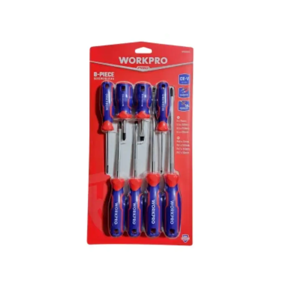 Kit Atornilladores 8Pcs Workpro 1