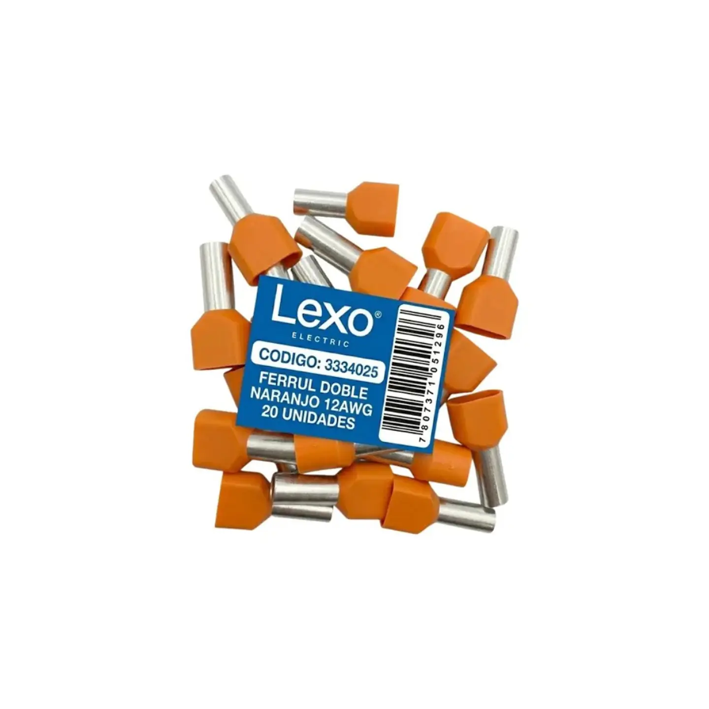Terminal Ferrule Doble 12Awg Bolsa 20U 1