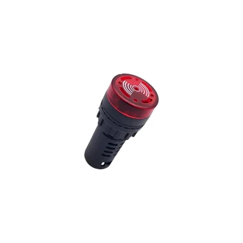 Luz Piloto Roja 22Mm Sonora 90dB Cnc