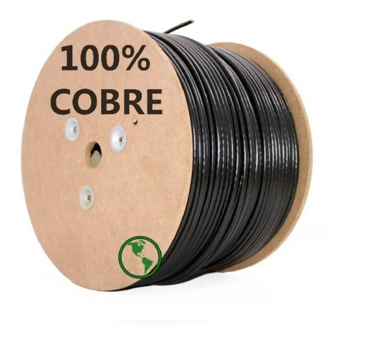 Cable Utp 24Awg Cat6 100% Cobre Exterior x MT 1