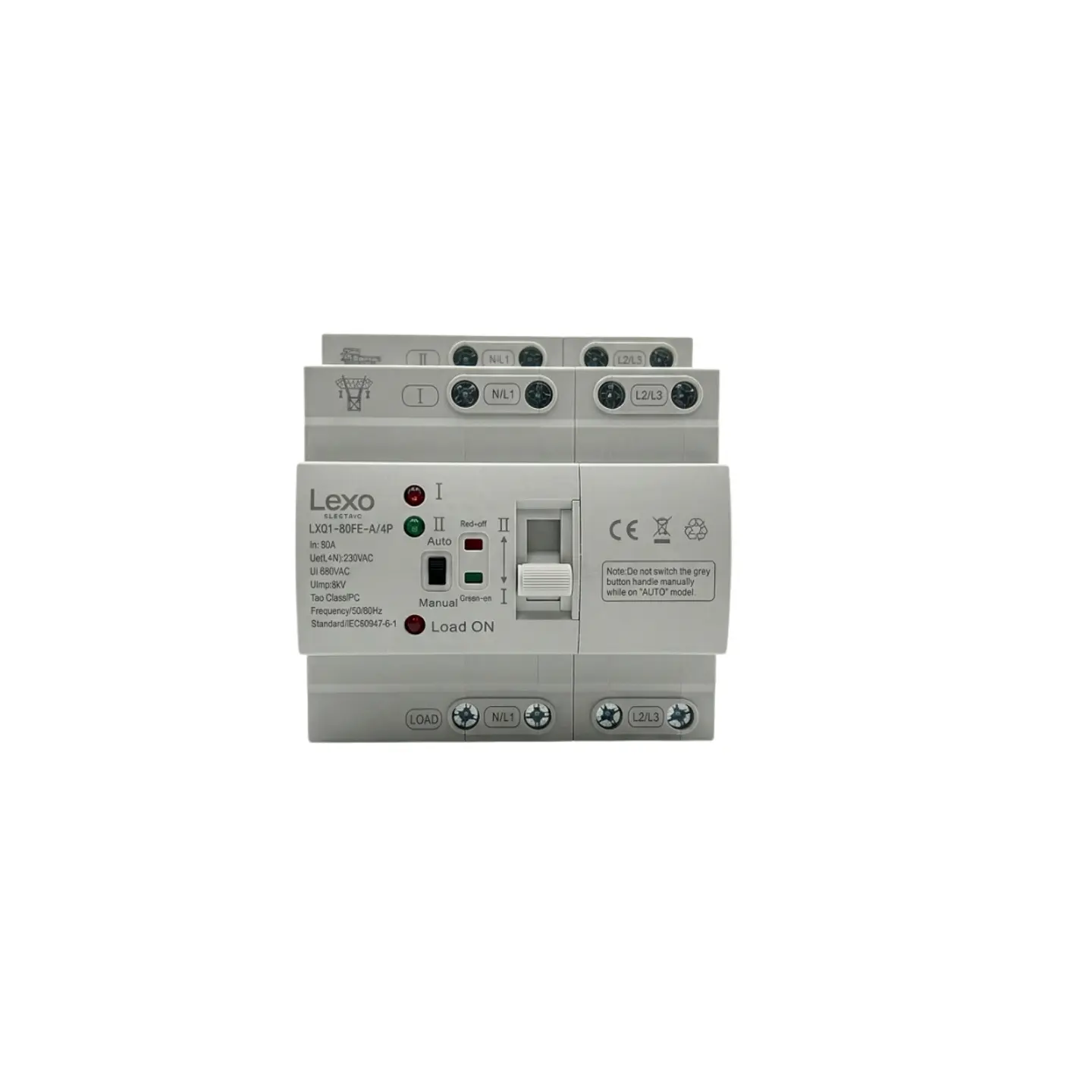 Switch Transferencia Aut 4P 80A Lexo 1
