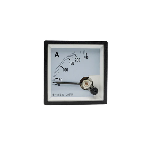 Amperimetro Indirecto 72X72 0-200-400A/5A Globaltronics
