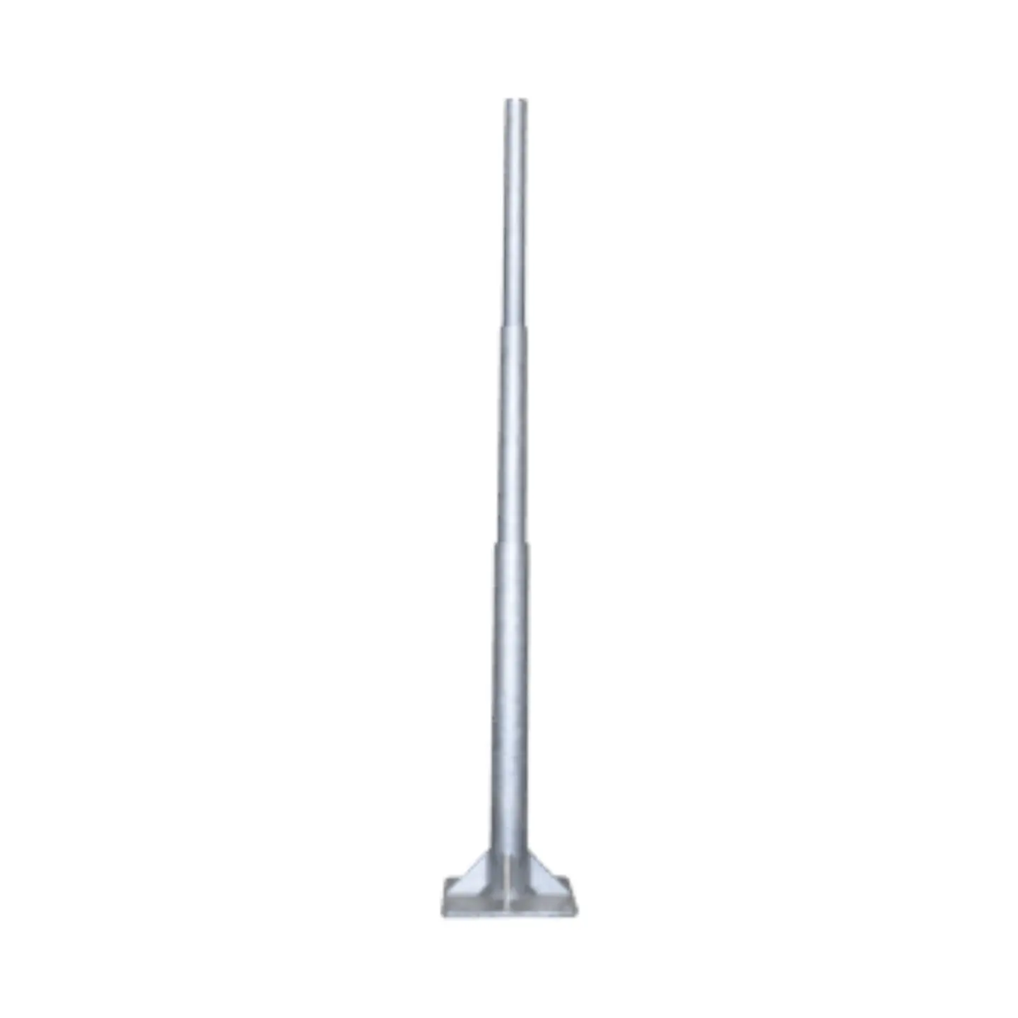 Poste Metalico Tubular 6Mts C/Canastillo 1