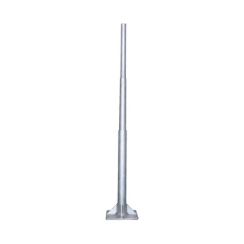 Poste Metalico Tubular 6Mts C/Canastillo 1