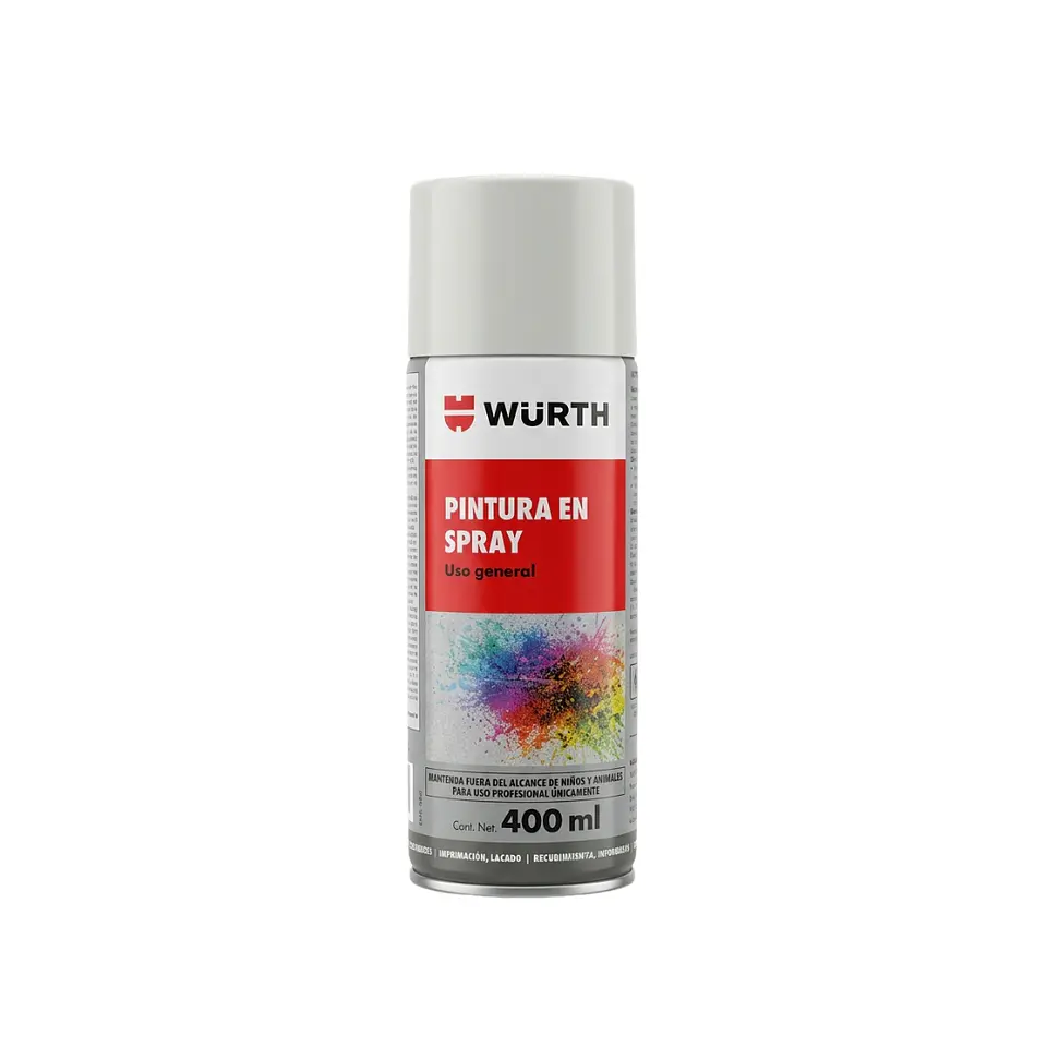 Pintura Spray Ral7035 Gris 400ml Wurth 1