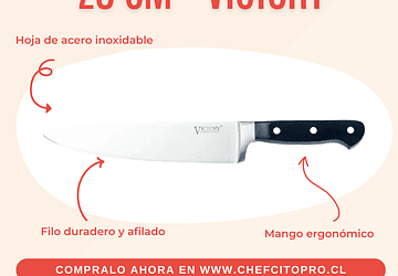  ¿Por qué se le llama cuchillo medio golpe al cuchillo de chef?