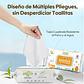 Aiwibi Toallitas Húmedas Papaya con Agua de Manantial - Miniatura 9