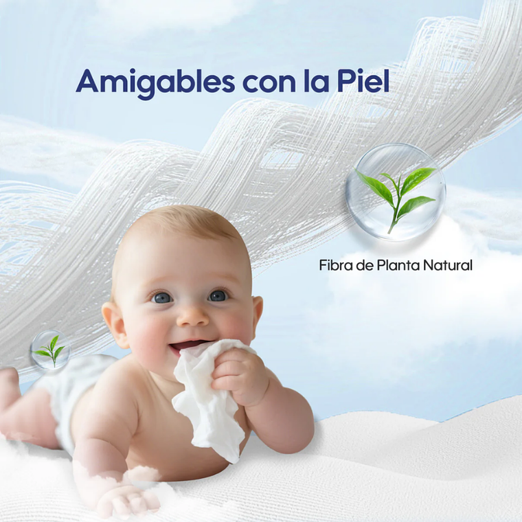 Aiwibi Toallitas Húmedas 99.91% Agua 8