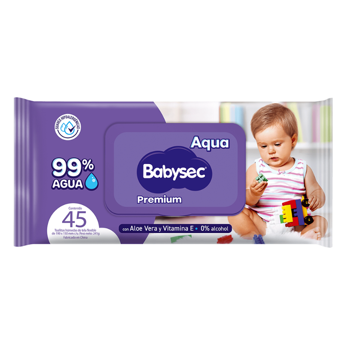 Babysec Toallitas Húmedas 99% Agua 1
