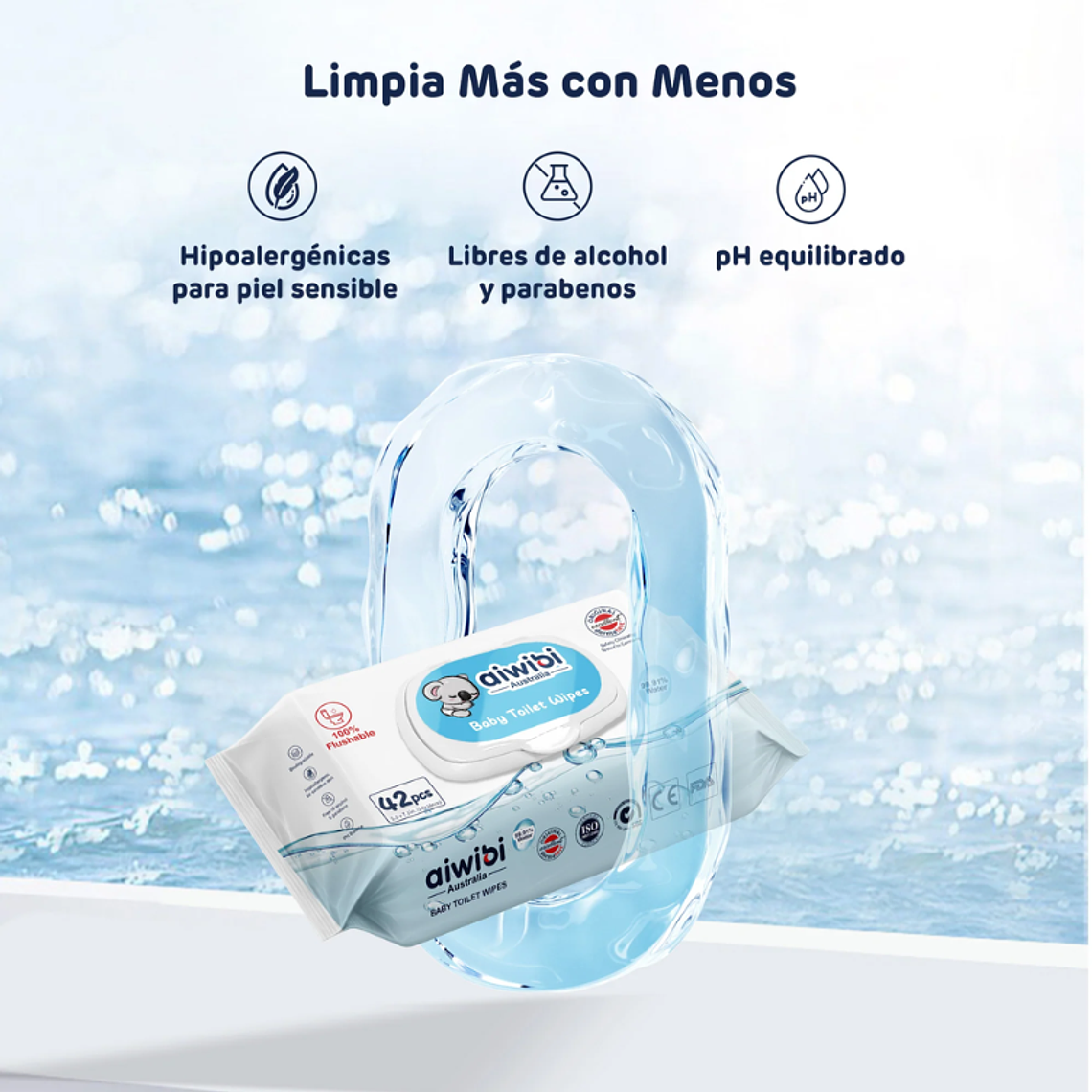 Aiwibi Toallitas Húmedas Biodegradables 3