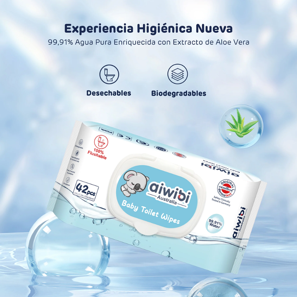 Aiwibi Toallitas Húmedas Biodegradables 4
