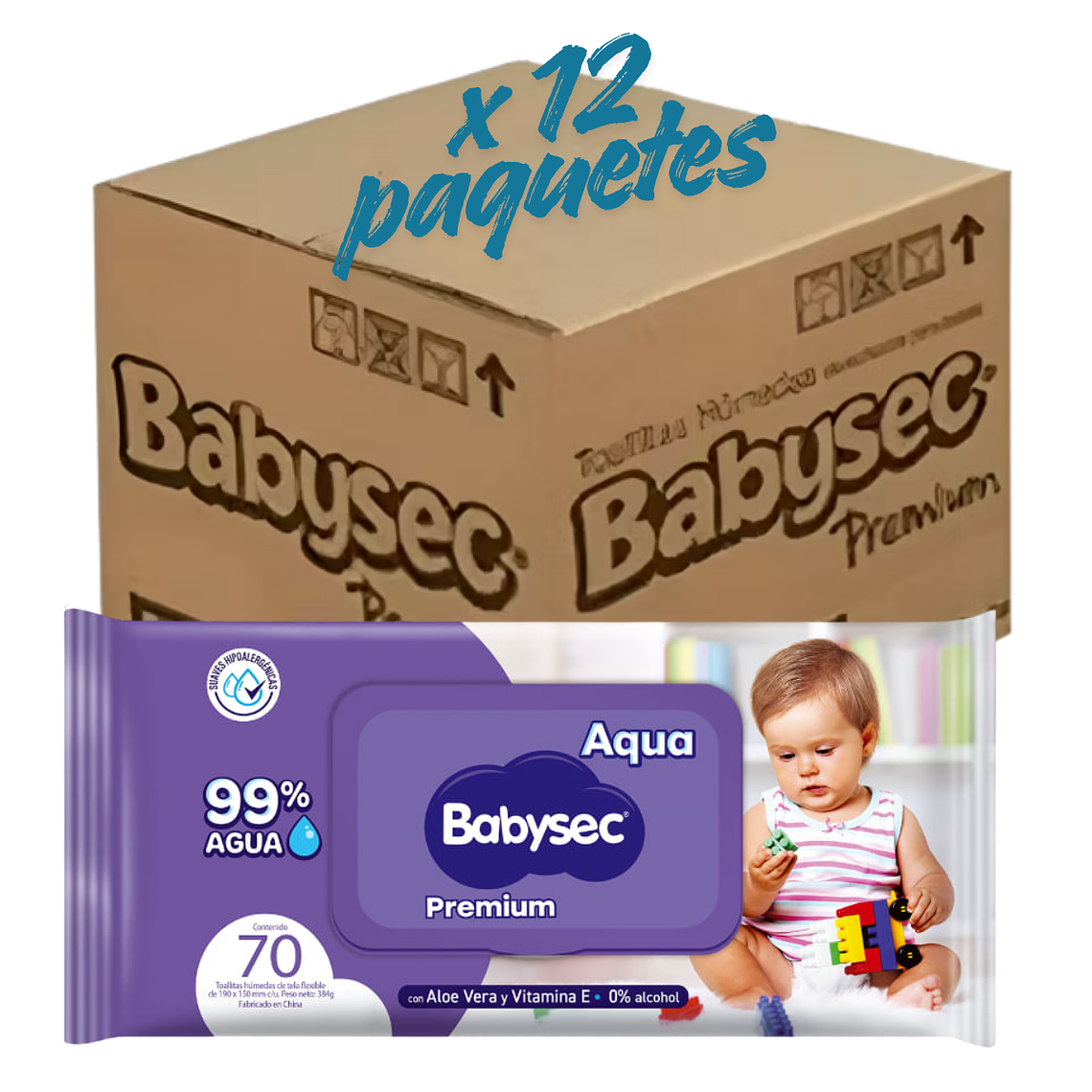Babysec Toallitas Húmedas 99% Agua 4
