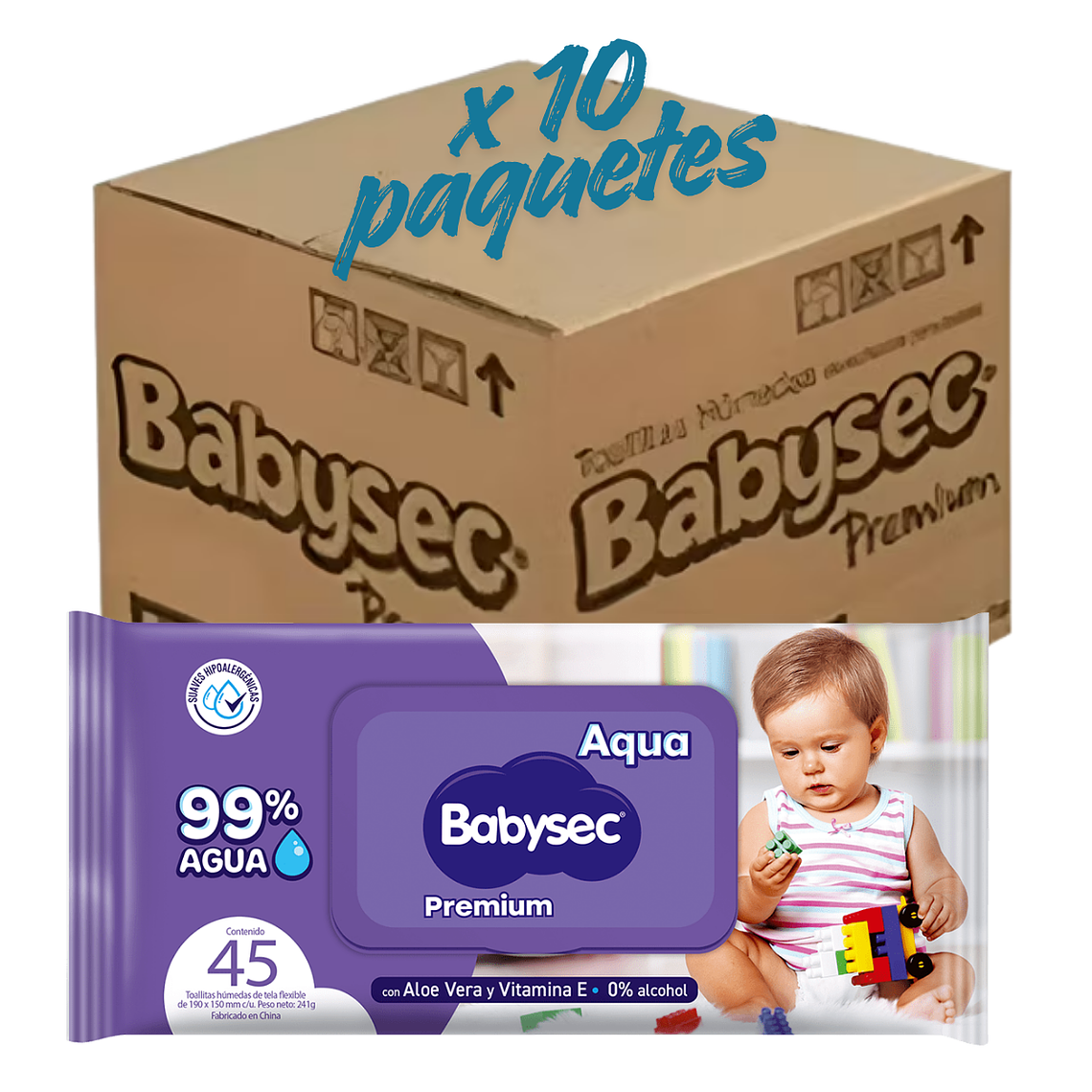Babysec Toallitas Húmedas 99% Agua 3