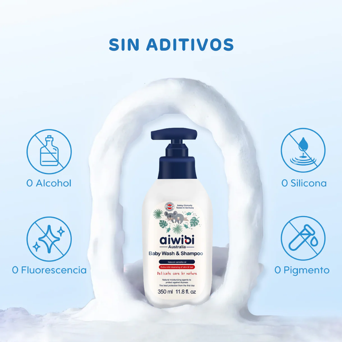 Aiwibi Gel de Baño y Shampoo 5