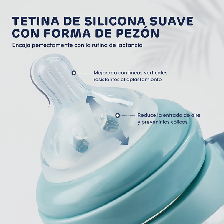 Aiwibi Mamadera Antigases Para Bebés RN - 120ml 5