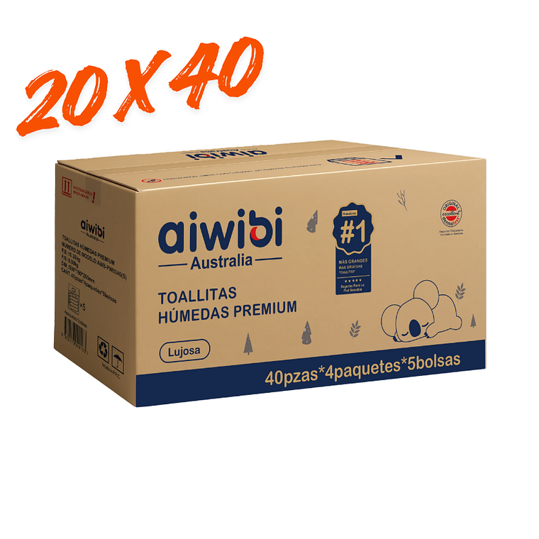Aiwibi Toallitas Húmedas Premium 99.91% Agua 11