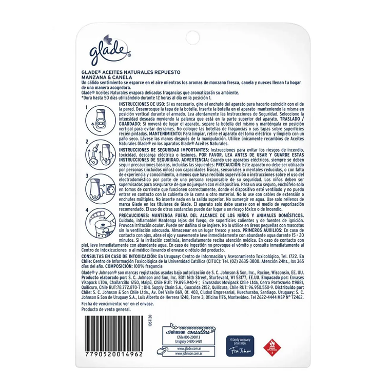 Glade Aceites Naturales Eléctrico 3