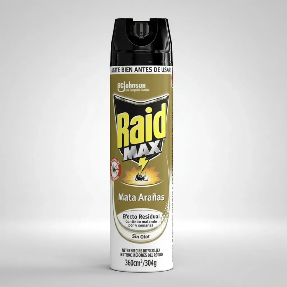 Raid Max insecticida Mata Arañas 2