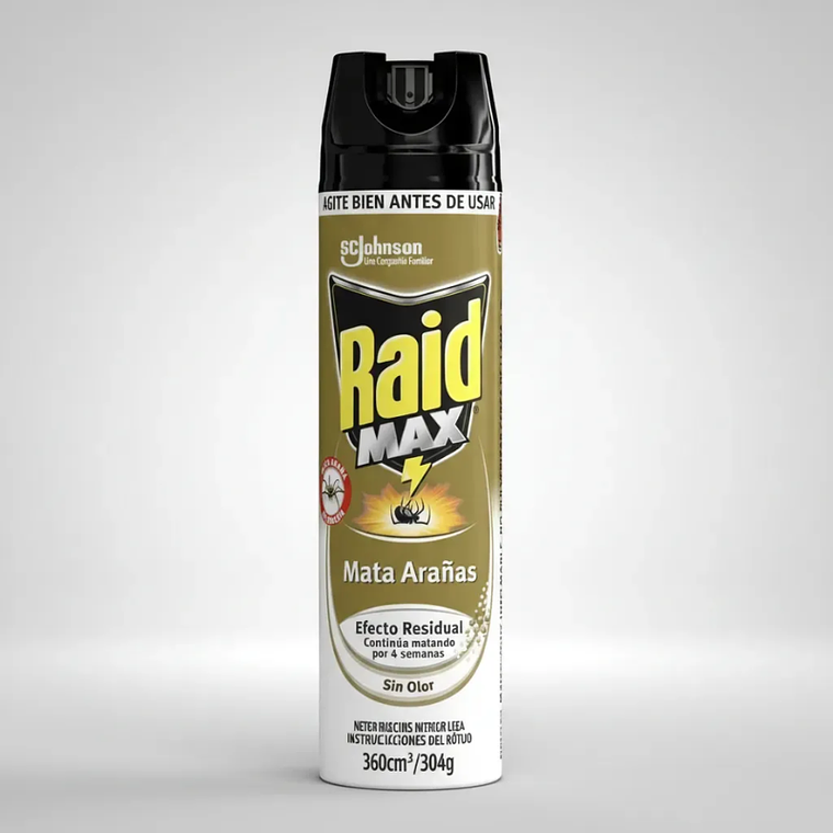 Raid Max insecticida Mata Arañas 2