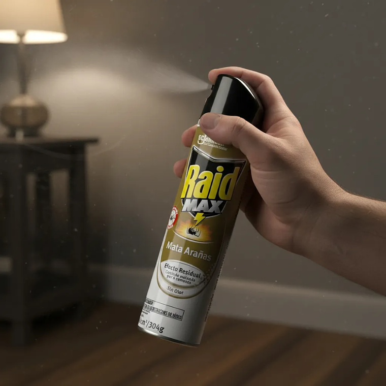 Raid Max insecticida Mata Arañas 4