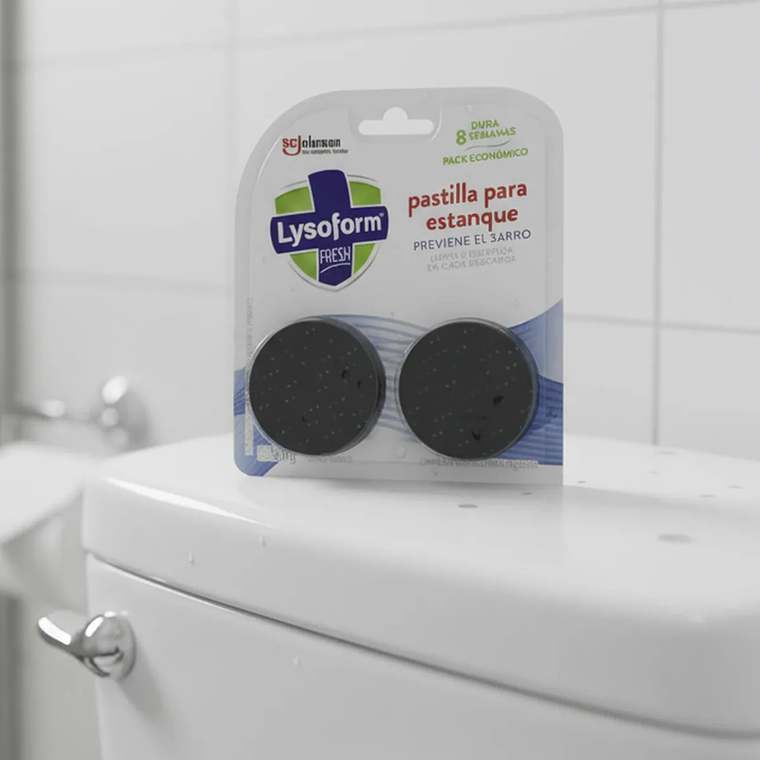 Lysoform Fresh Pastilla Para Estanque 2
