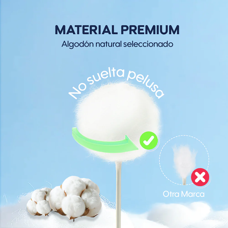 Aiwibi Cotonitos de Algodón 5