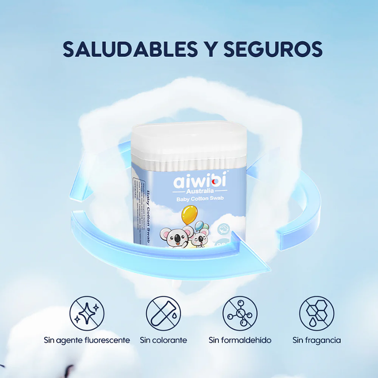 Aiwibi Cotonitos de Algodón 6