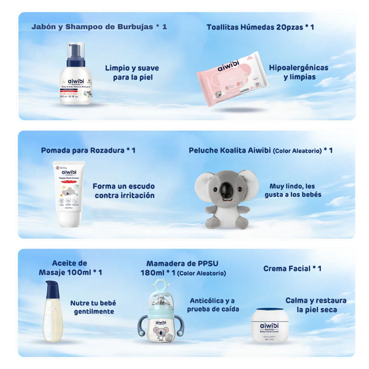 Aiwibi Set Para Bebés 3