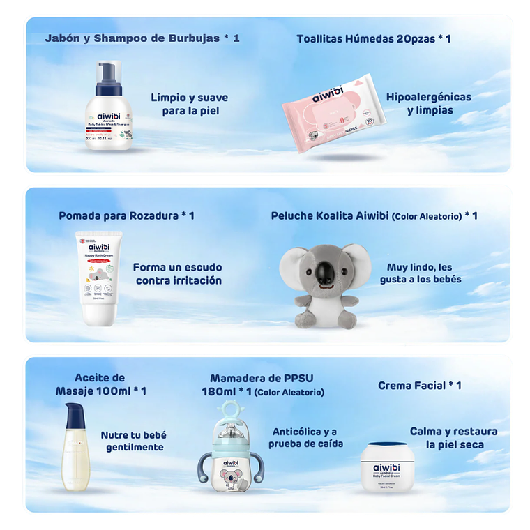 Aiwibi Set Para Bebés 3