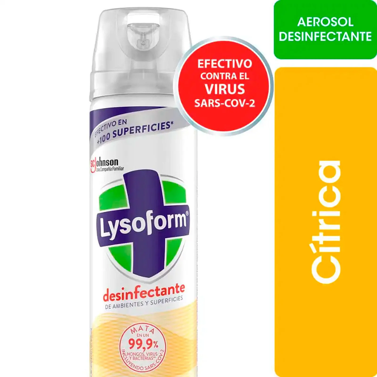 Lysoform Desinfectante de Ambientes y Superficies 2