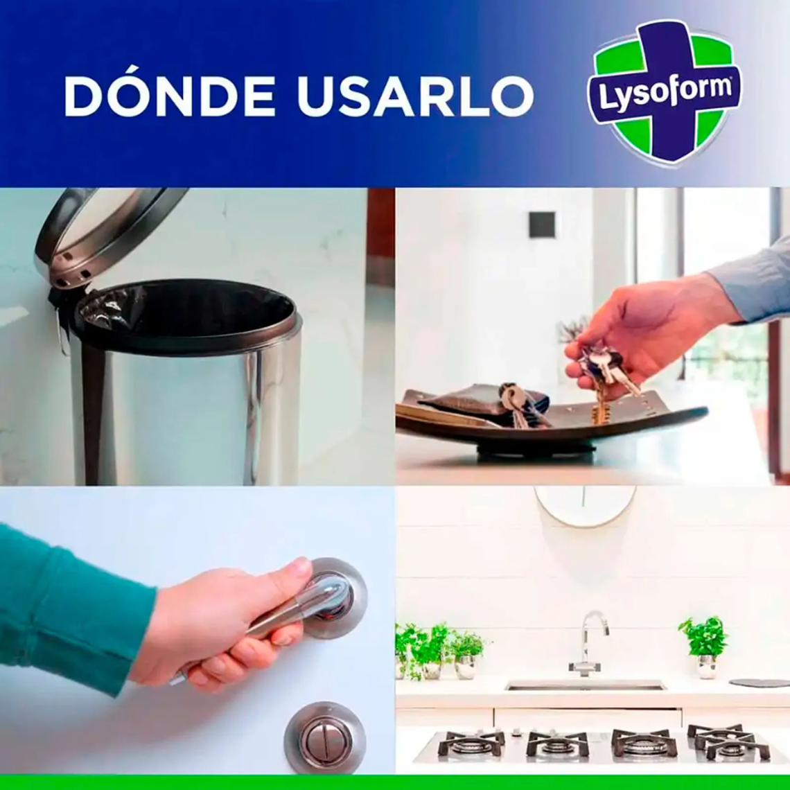 Lysoform Desinfectante de Ambientes y Superficies 5