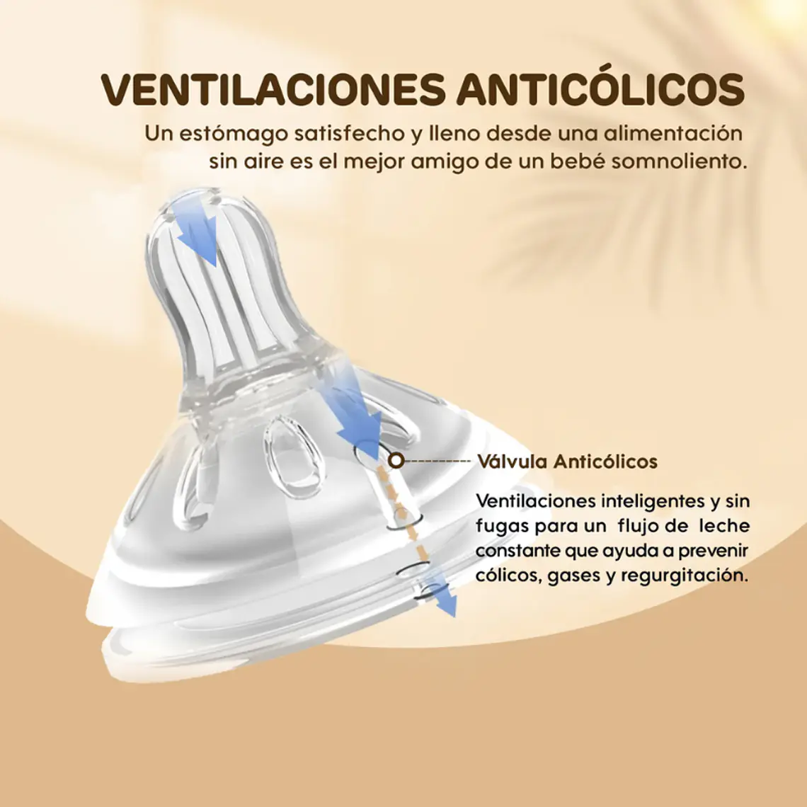 Aiwibi Mamadera Antigases Tritán con Bola de Gravedad - 180ml 5