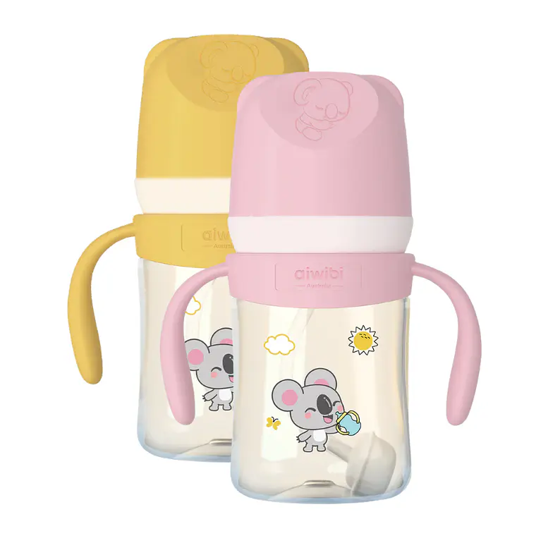 Aiwibi Mamadera Antigases Tritán con Bola de Gravedad - 180ml 1