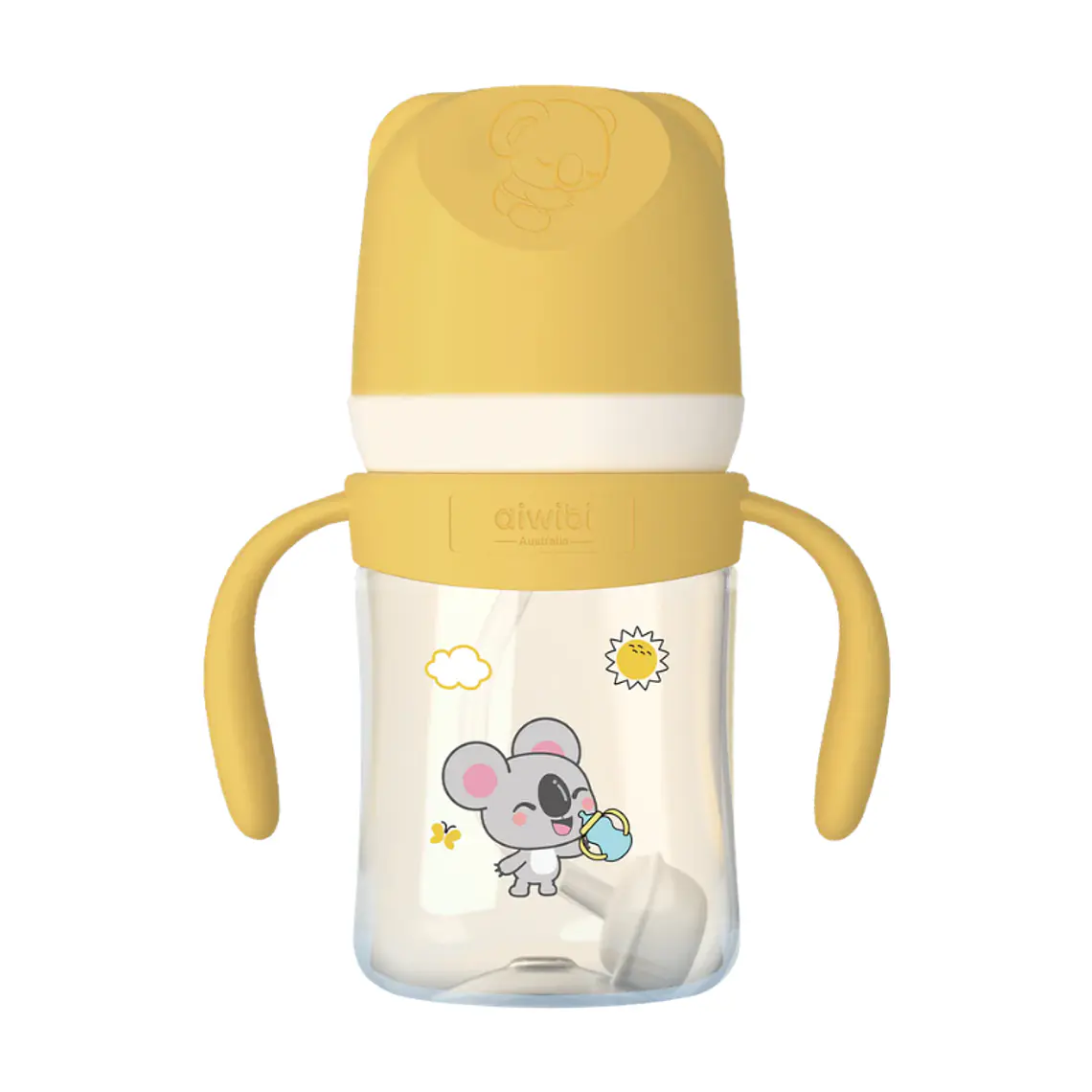 Aiwibi Mamadera Antigases Tritán con Bola de Gravedad - 180ml 2