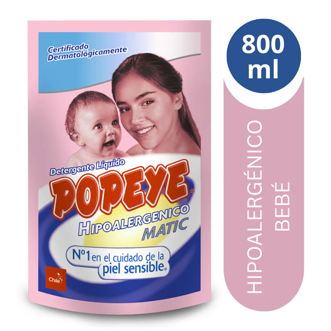 Popeye Detergente Líquido Hipoalergénico 1