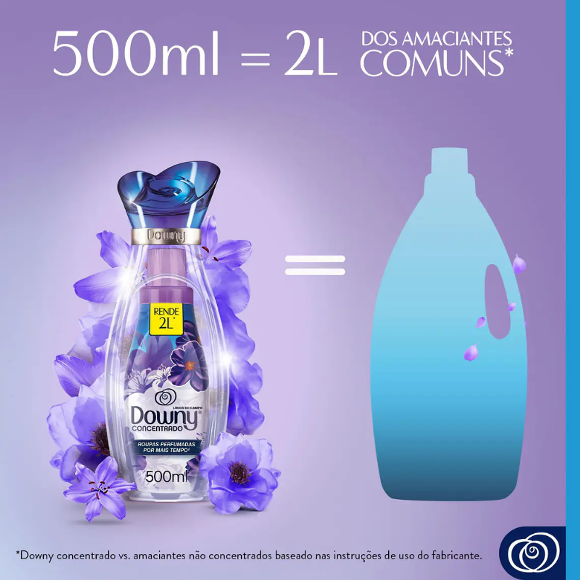 Downy Suavizante Lirios de Campo - 500ml 4