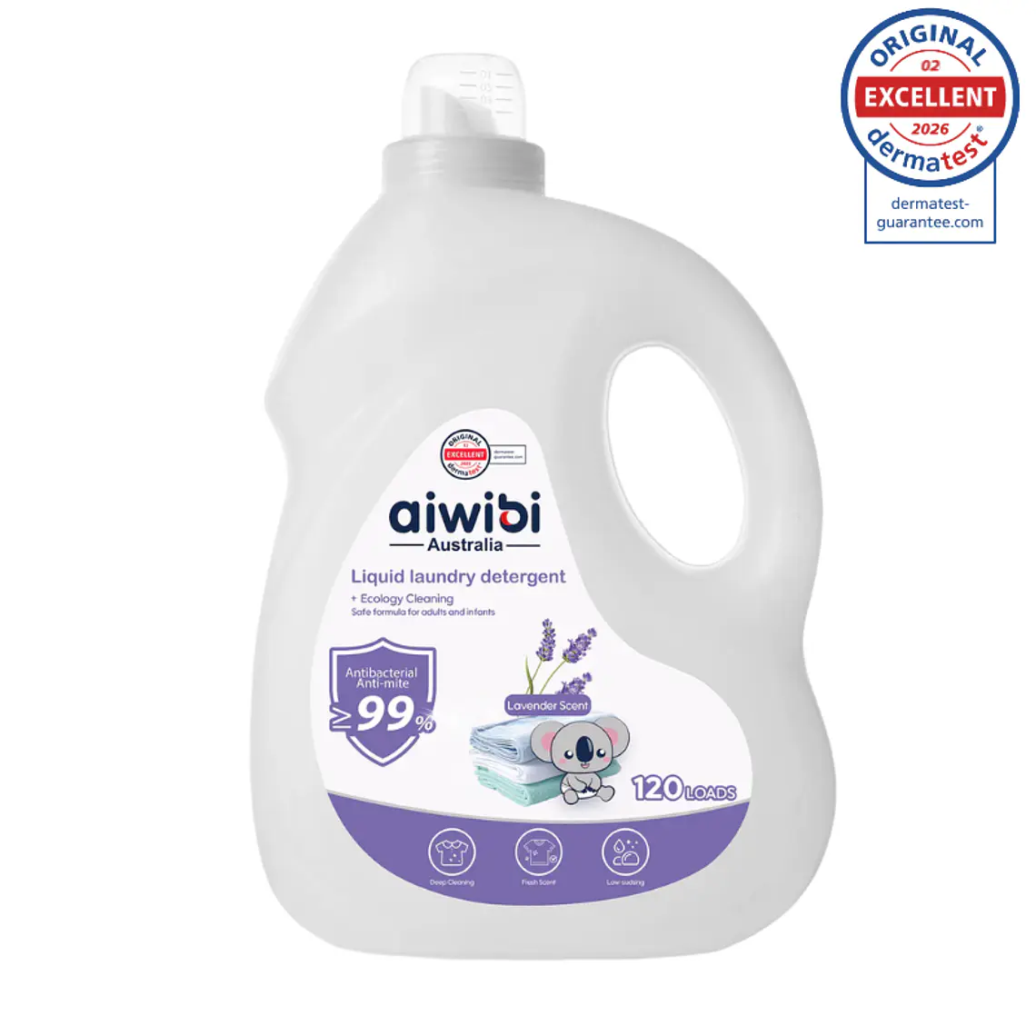 Aiwibi Detergente Líquido Antibacteriano para Bebés 3lts 3