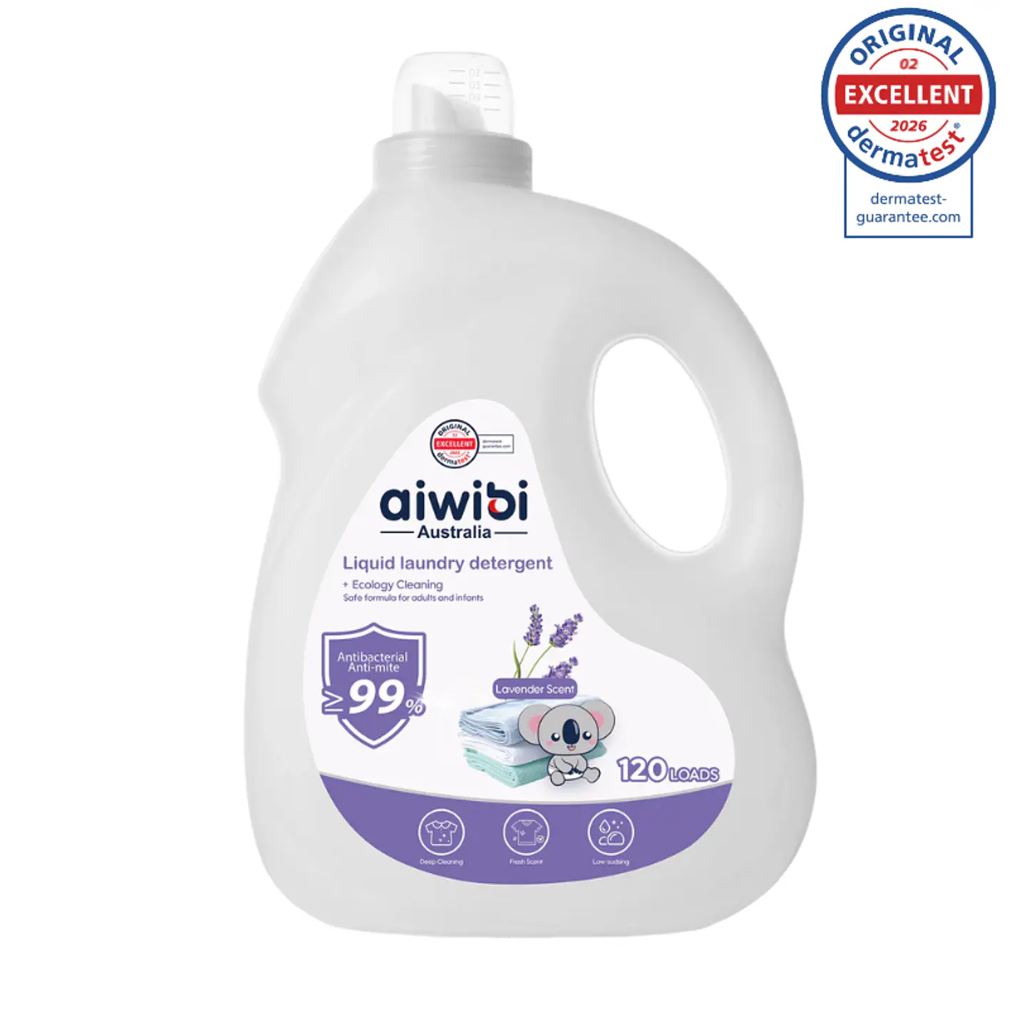 Aiwibi Detergente Líquido Antibacteriano para Bebés 3lts 3